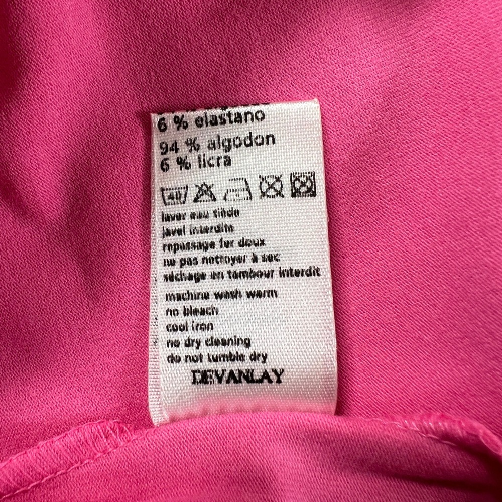 Lacoste Sport Polo Shirt Women US Size M (EU/6) Pink Sleeveless V-Neck Top NWT - Picture 6 of 10